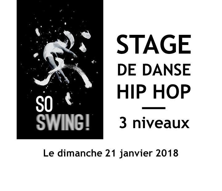 Stage de danse hip hop Janvier 2018 - So Swing !