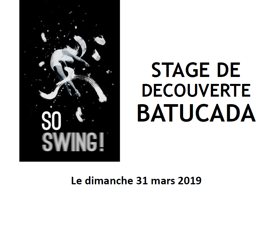 Stage de découverte Batucada - Mars 2019