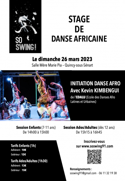Stage danse africaine so swing